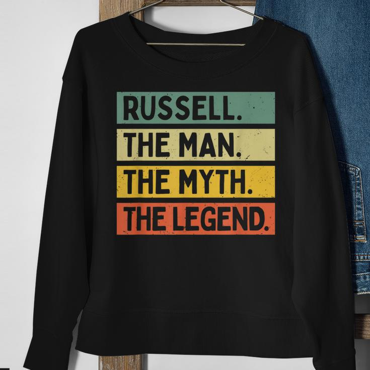 Russell The Man The Myth The Legend Funny Personalized Quote Gift For Mens Sweatshirt Gifts for Old Women