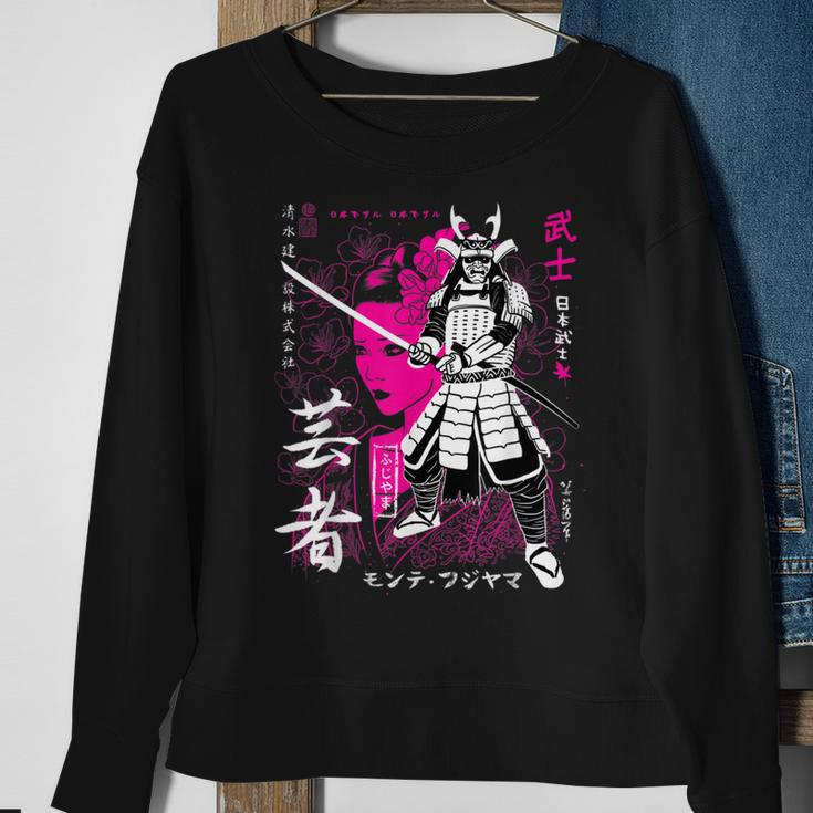 Samurai Warrior Bushido Code Japanese Swordsmen Sweatshirt Gifts for Old Women