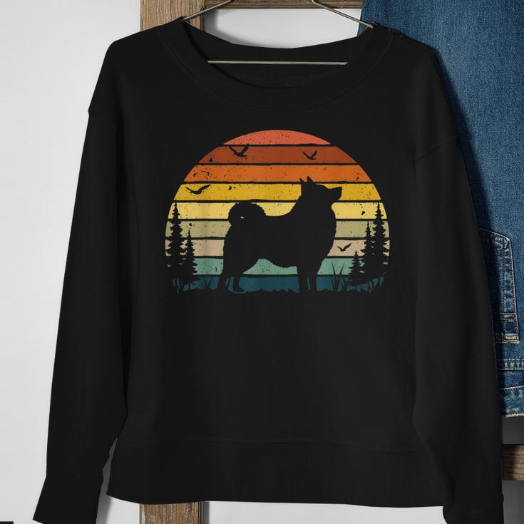 Schipperke Vintage Retro Mom Dad Dog Pet Lover Gift Sweatshirt Gifts for Old Women