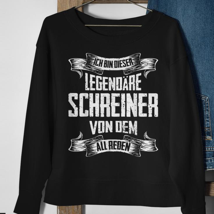 Schreiner Legende Witziger Vintage Spruch Sweatshirt Geschenke für alte Frauen