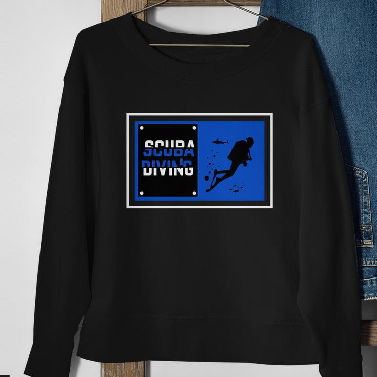 Scuba Diver V2 Sweatshirt Gifts for Old Women