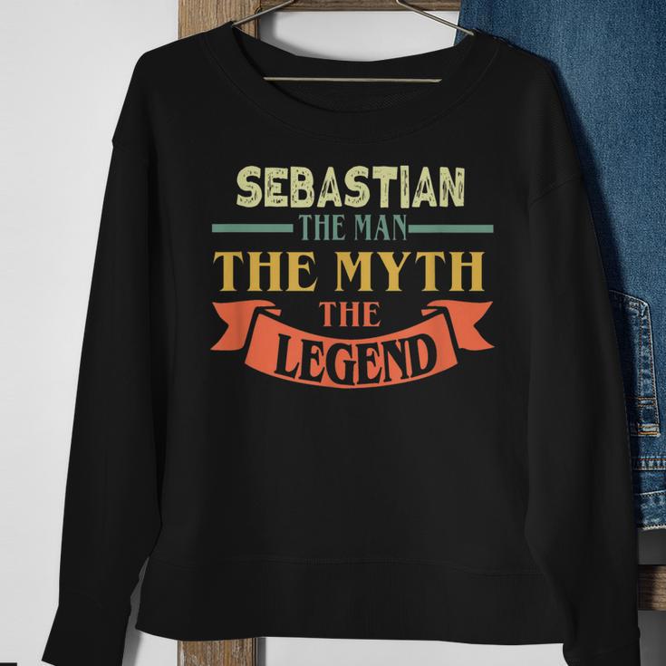 Sebastian Der Mann Mythos Legende Sweatshirt, Personalisiert Geschenke für alte Frauen