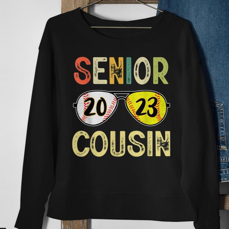 Senior Cousin Class Of 2023 Baseball Softball Graduate Sweatshirt Gifts for Old Women