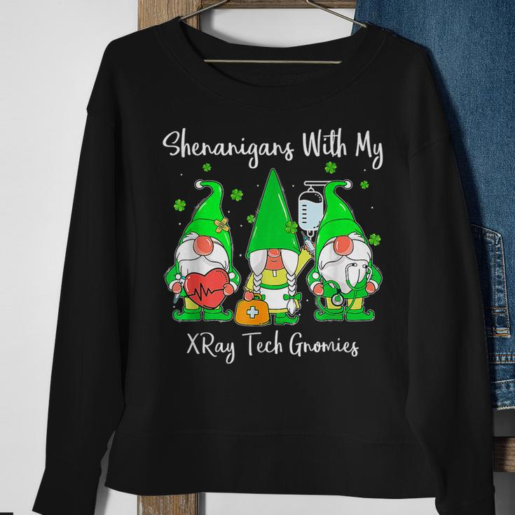 Shenanigans With My Gnomies Xray Tech St Patricks Day Sweatshirt Gifts for Old Women