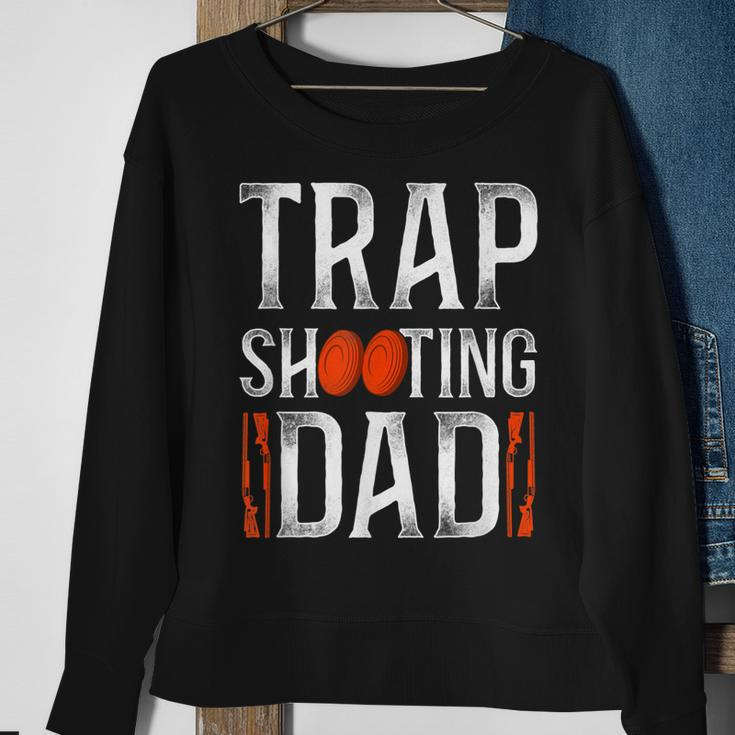 Shotgun Skeet Trap Clay Pigeon Shooting Dad Father Vintage Sweatshirt Gifts for Old Women