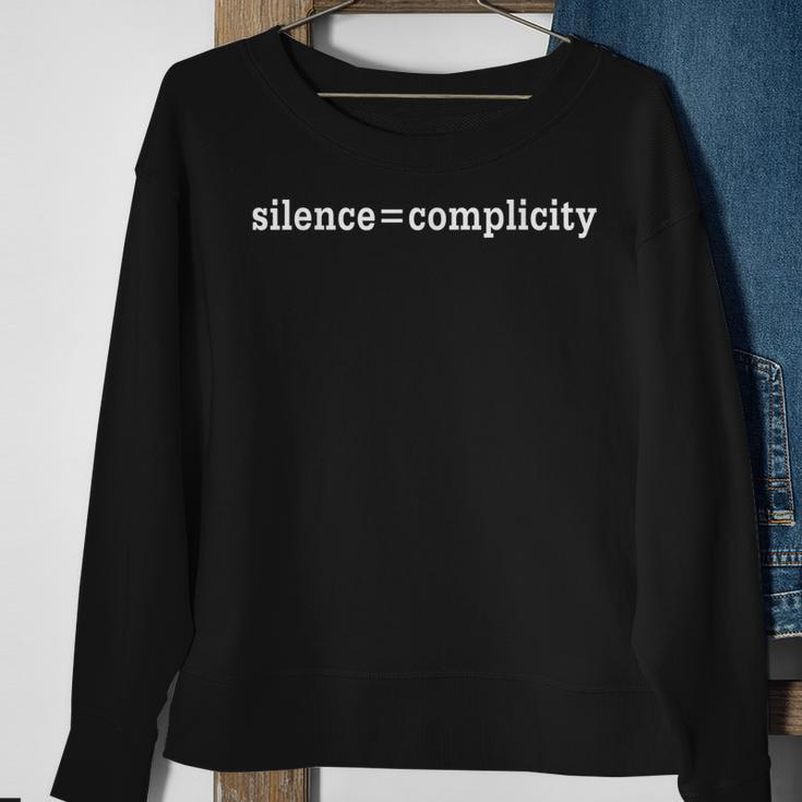 Silence Is Complicity Sweatshirt Gifts for Old Women