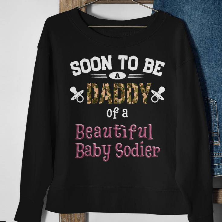 Soon To Be Daddy Of A Beautiful Baby Girl New Dad Father Day Sweatshirt Gifts for Old Women
