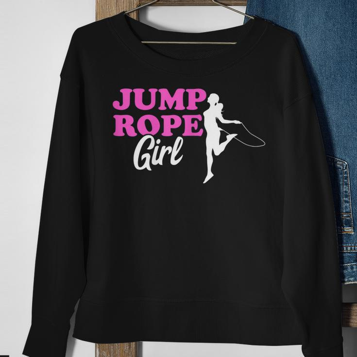 Springseil Workout Sweatshirt für Damen, Fitness Tee für Mädchen Geschenke für alte Frauen