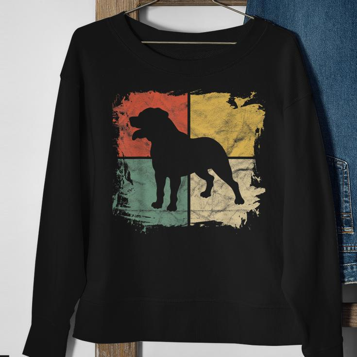 Square Retro Rottweiler Owner Gift Dog Rottie Dad Rott Mom Sweatshirt Gifts for Old Women