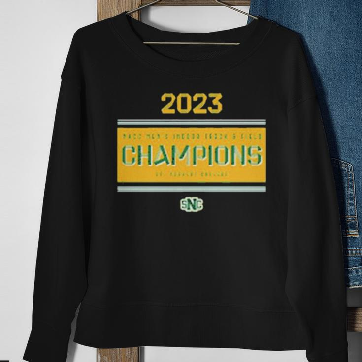St Norbert 2023 Nacc Mens Indoor Track And Field Champions Sweatshirt Gifts for Old Women
