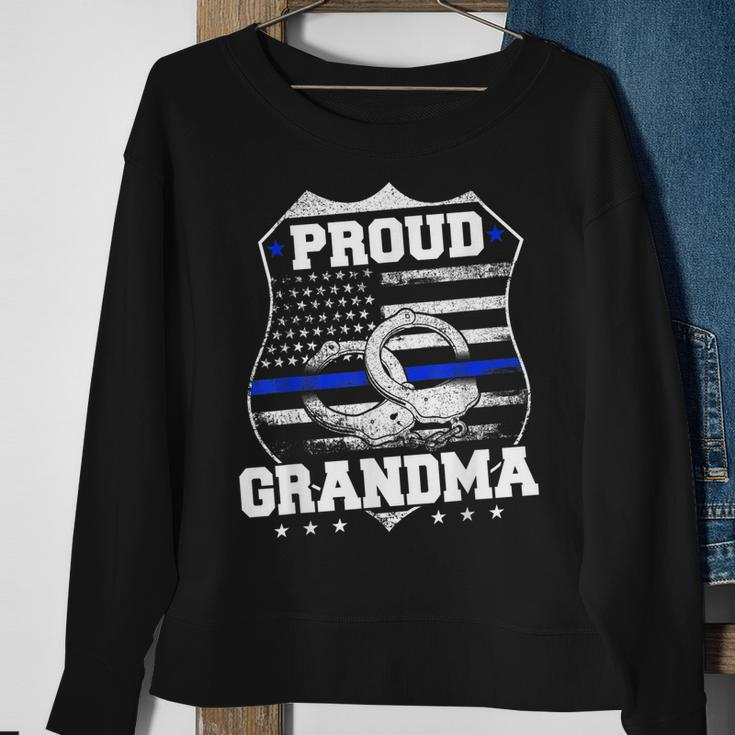 Stolzer Oma Des Polizisten Sweatshirt Geschenke für alte Frauen