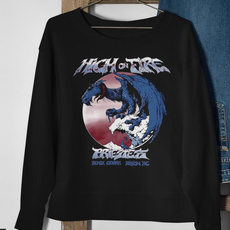 Store High On Fire Sweatshirt Gifts for Old Women