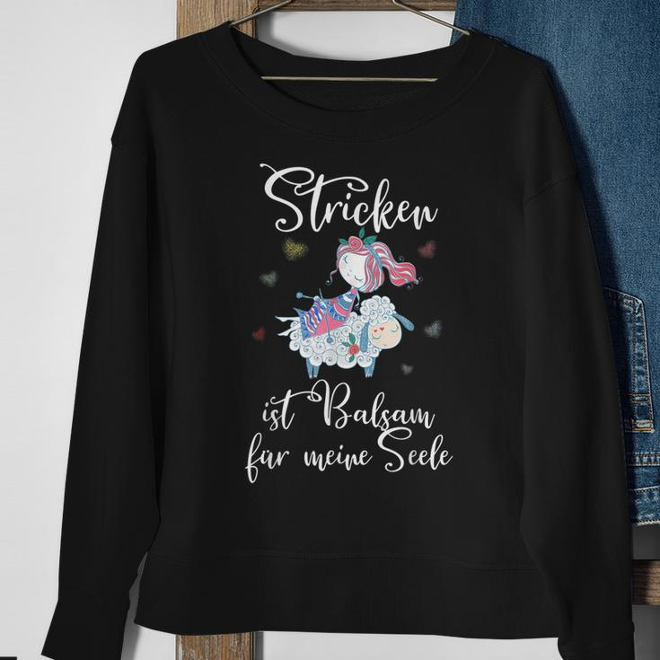 Stricken Wolle Stricknadel Handarbeit Hobby Strick Sweatshirt Geschenke für alte Frauen