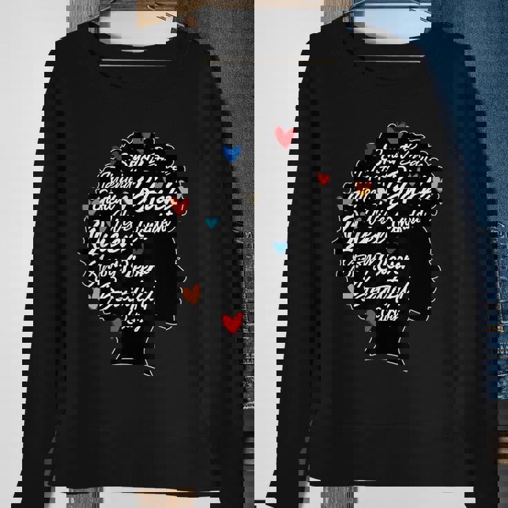 Strong Black Woman Black Queen Melanin Queen Sweatshirt Gifts for Old Women