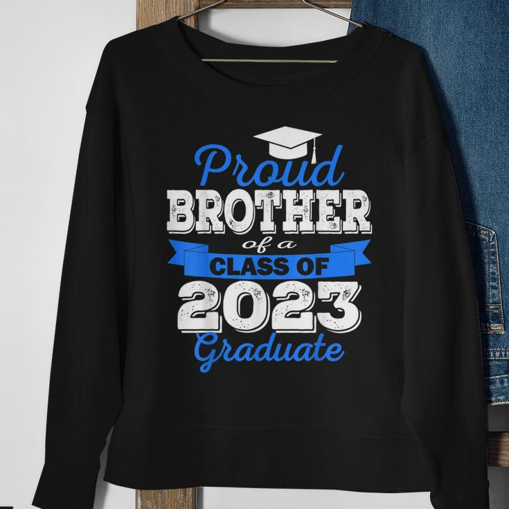 Super Proud Brother Of 2023 Graduate Awesome Family College Sweatshirt Gifts for Old Women