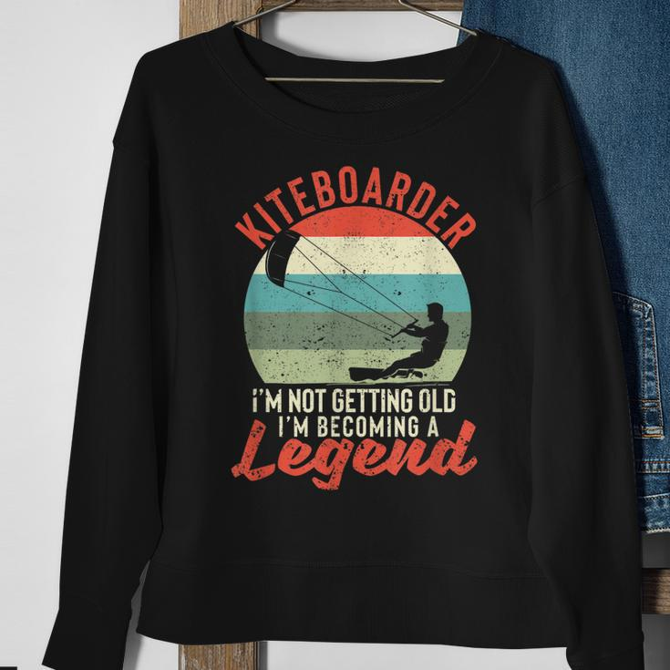 Surfer Kiteboarder Ich Werde Nicht Alt Ich Werde Eine Legende Sweatshirt Geschenke für alte Frauen