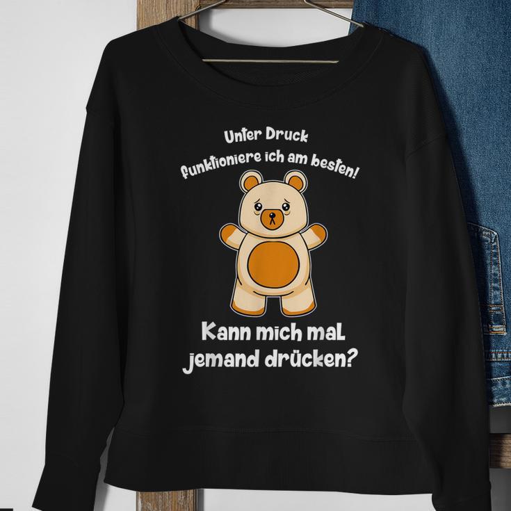 Süßer Teddy Witziger Spruch Teddybär Umarmung Liebe Witz Sweatshirt Geschenke für alte Frauen