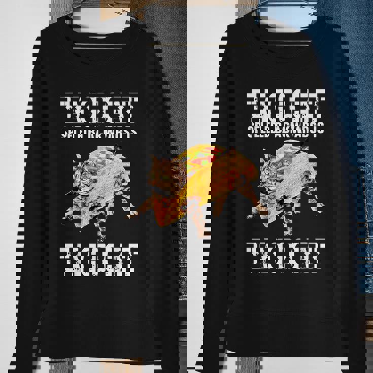 Tacocat Spelled Backward Is Taco Cat Sweatshirt Gifts for Old Women