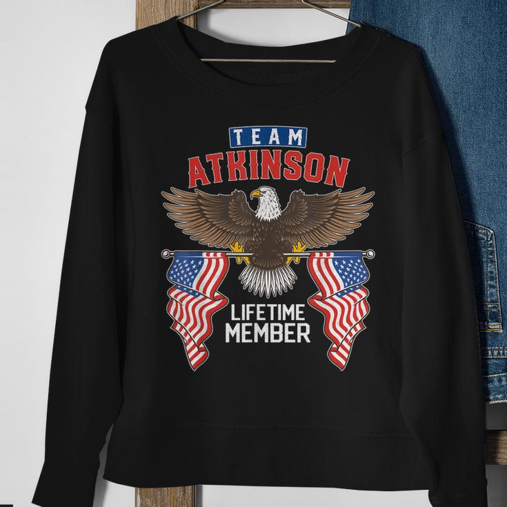 Team Atkinson Lifetime Member Us Flag Sweatshirt Gifts for Old Women