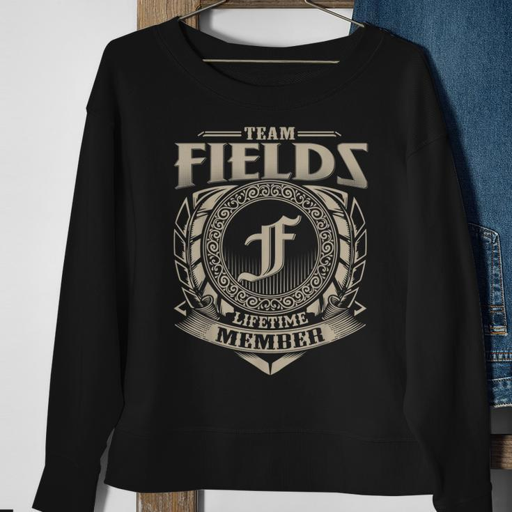 Team Fields Lifetime Member Vintage Fields Family Men Women Sweatshirt Graphic Print Unisex Gifts for Old Women
