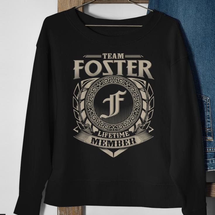 Team Foster Lifetime Member Vintage Foster Family Men Women Sweatshirt Graphic Print Unisex Gifts for Old Women