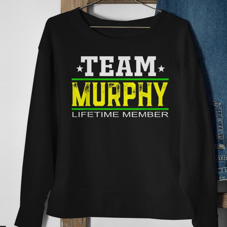 Team Murphy Lifetime Member Surname Last Name Tree Reunion Men Women Sweatshirt Graphic Print Unisex Gifts for Old Women