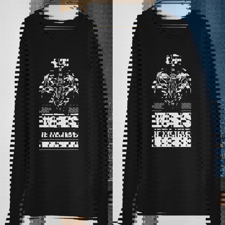 Team Works Lifetime Member Legend Sweatshirt Gifts for Old Women