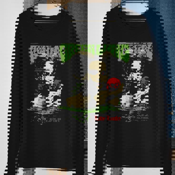 Templar Dawn Green Lung Sweatshirt Gifts for Old Women