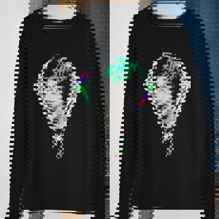 The Chin Is In Sweatshirt Gifts for Old Women