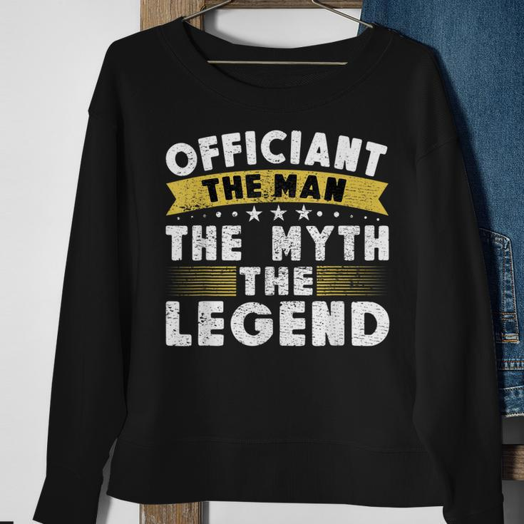 The Legend Wedding Officiant Ordained Minister Sweatshirt Gifts for Old Women