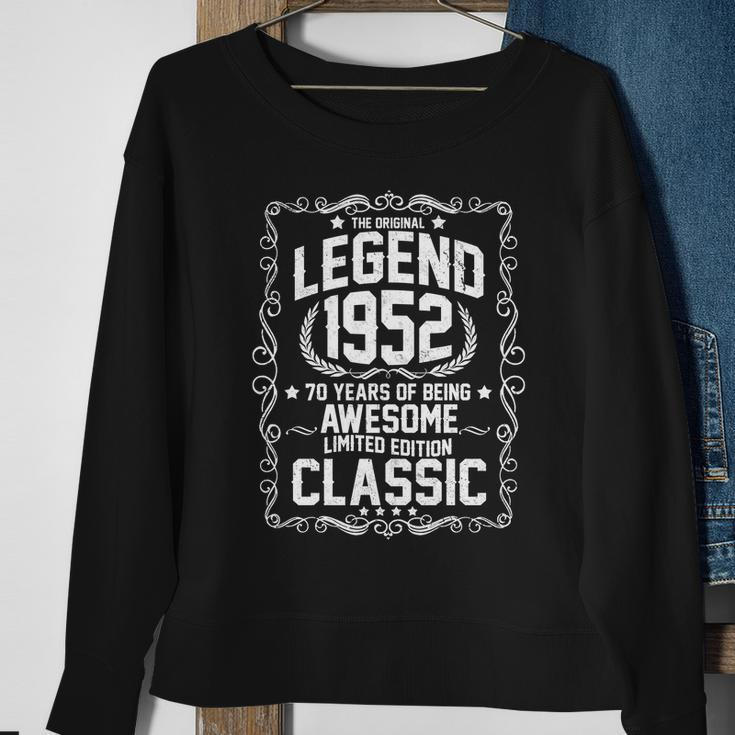 The Original Legend 1952 70Th Birthday Sweatshirt Gifts for Old Women