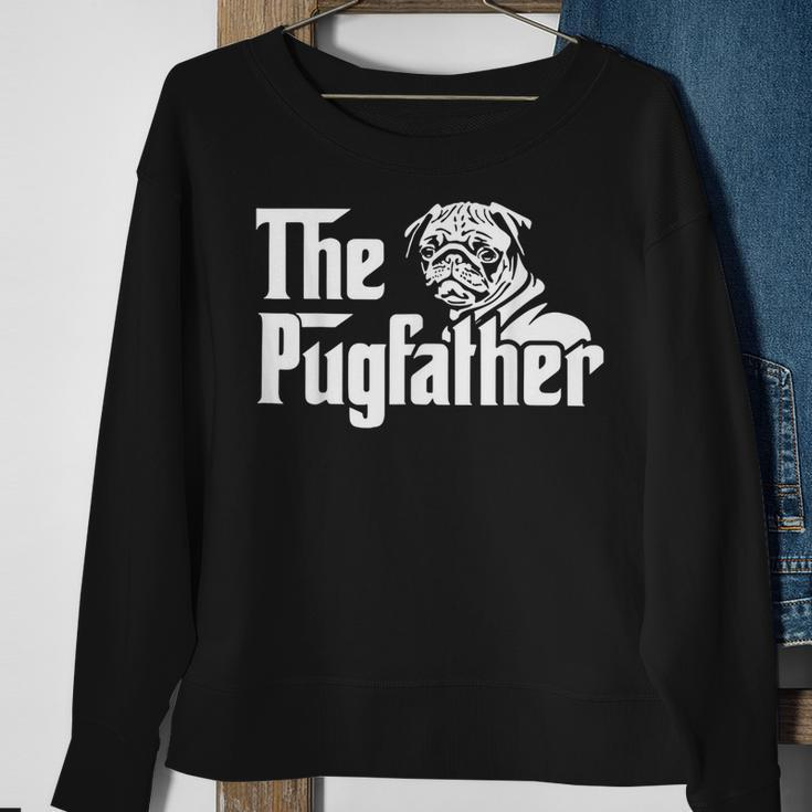 The Pugfather Pug Dad Fathers Day Gift Pug Lovers Sweatshirt Gifts for Old Women