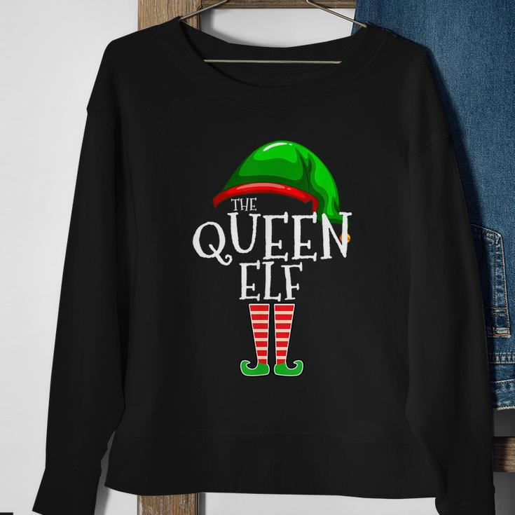 The Queen Elf Family Matching Group Christmas Gift Women Tshirt Sweatshirt Gifts for Old Women