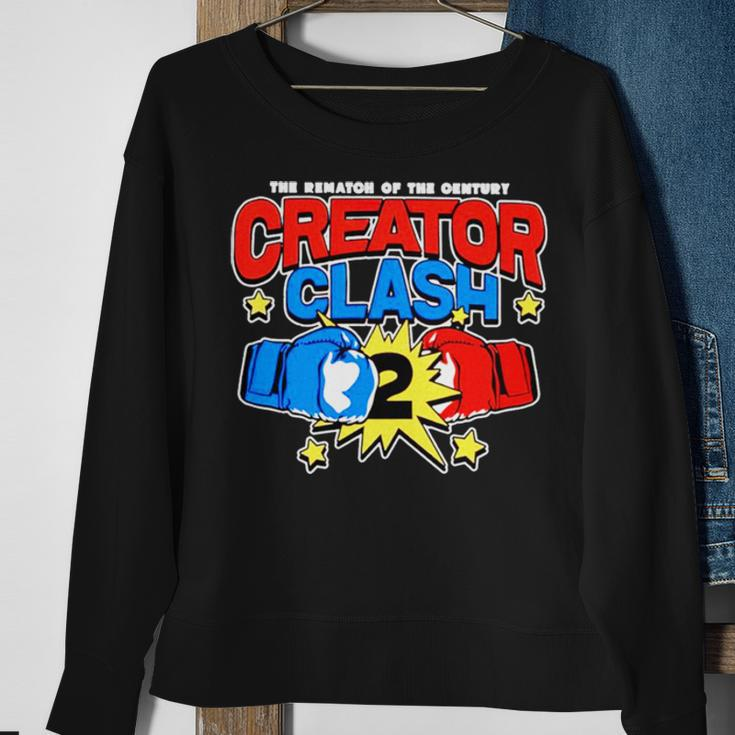 The Rematch Of The Century Creator Clash Sweatshirt Gifts for Old Women