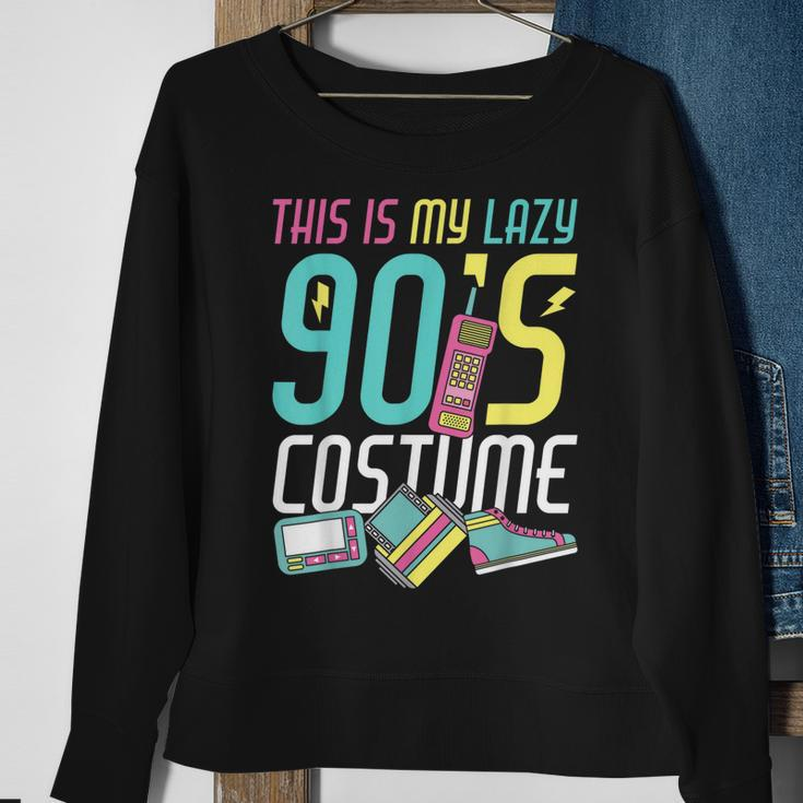 This Is My Lazy 90S Costume Retro 1990S Theme Party Nineties Sweatshirt Gifts for Old Women