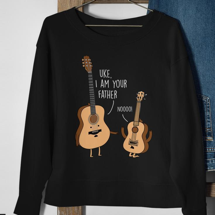 Uke I Am Your Father Guitar Ukulele Sweatshirt Gifts for Old Women