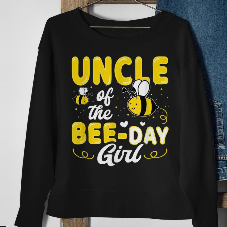 Uncle Of The Bee Day Girl Hive Party Matching Birthday Sweatshirt Gifts for Old Women