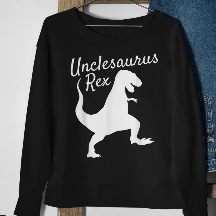 Uncle Saurus Rex Family Dinosaur Christmas Pajamas Sweatshirt Gifts for Old Women