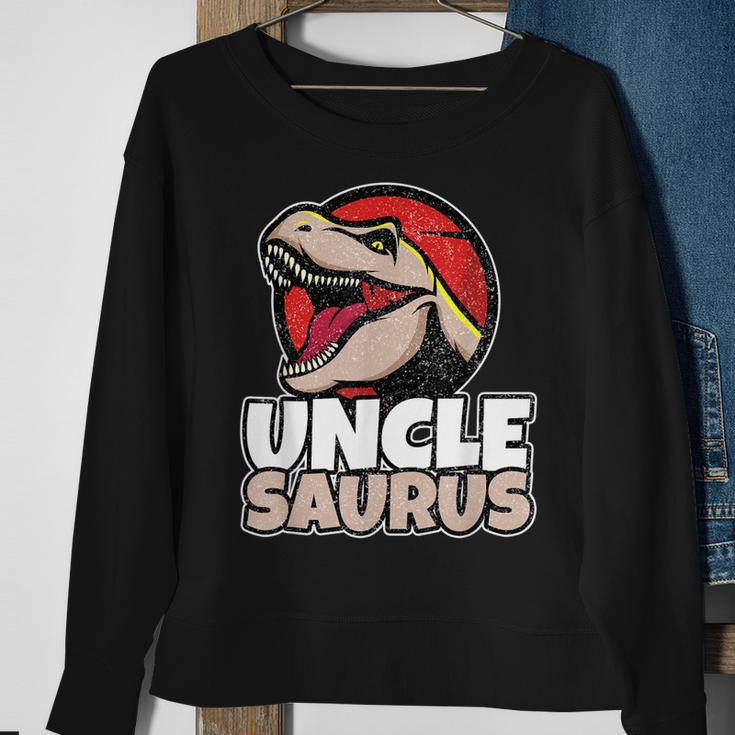UnclesaurusT Rex Uncle Saurus Dinosaur Men Boys Gift For Mens Sweatshirt Gifts for Old Women