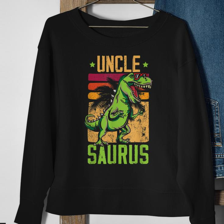 Unclesaurus Uncle Saurus Trex Dinosaur Matching Family Gift For Mens Sweatshirt Gifts for Old Women