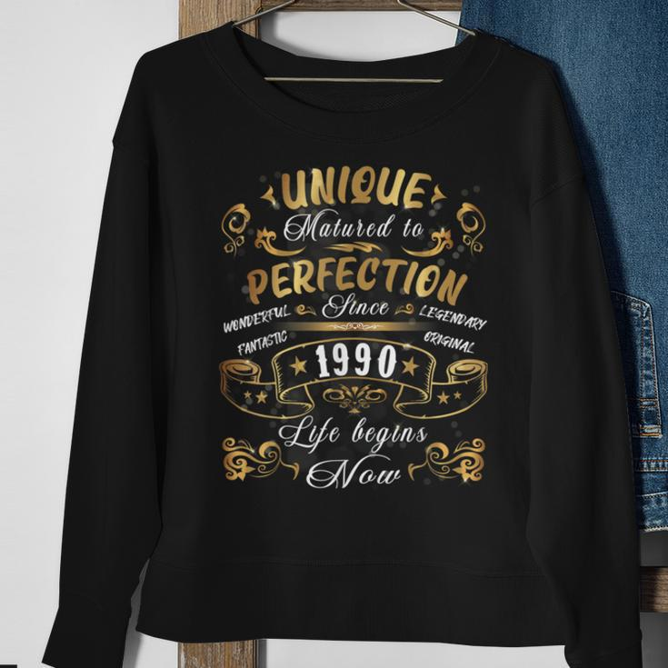 Unique 1990 Birthday Meme Mother And Father Born In 1990ThSweatshirt Gifts for Old Women
