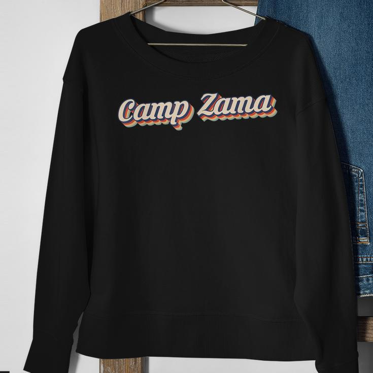 Us Army Camp Zama Japan Army Base Retro Gift Sweatshirt Gifts for Old Women