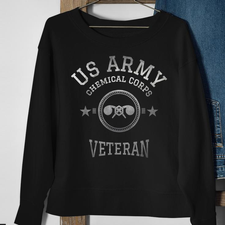 Us Army Chemical Division Retired Army Veteran Military Gift Men Women Sweatshirt Graphic Print Unisex Gifts for Old Women