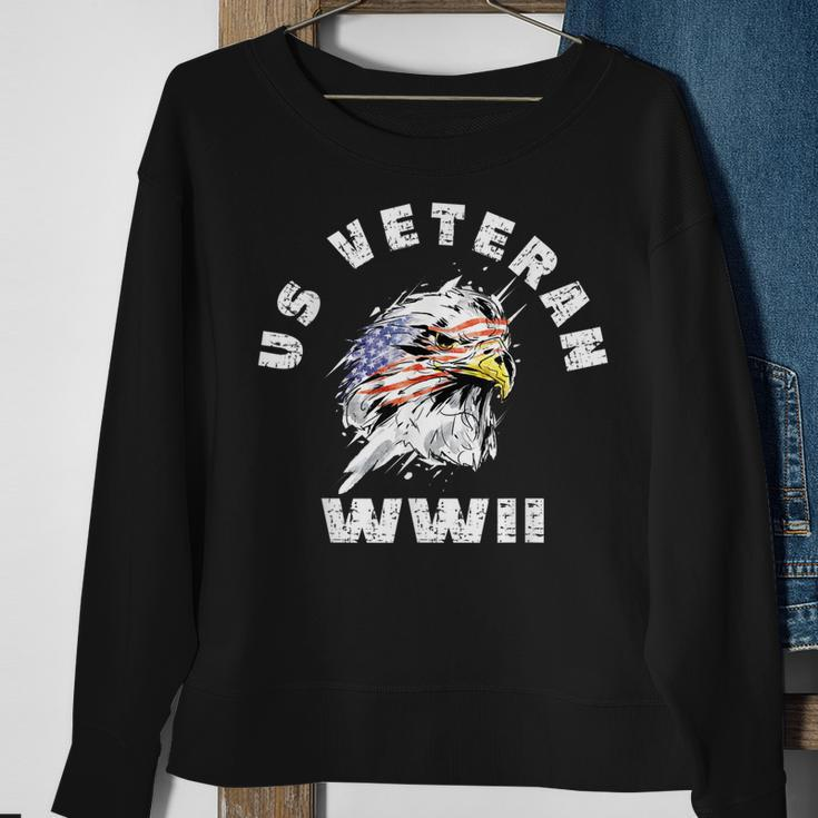 Us Veteran Wwii - Military War Campaign Sweatshirt Gifts for Old Women