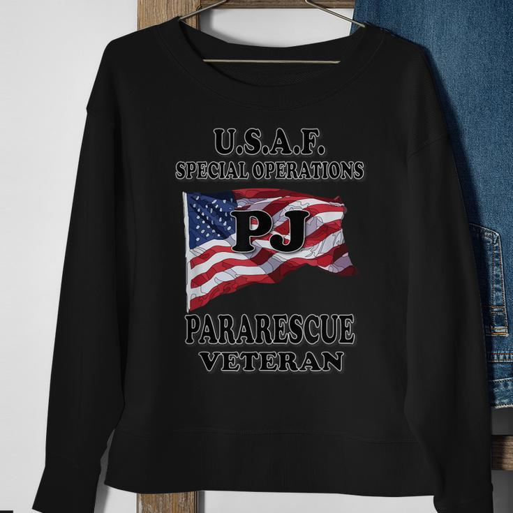 USAF Pararescue Pj Veteran Men Women Sweatshirt Graphic Print Unisex Gifts for Old Women
