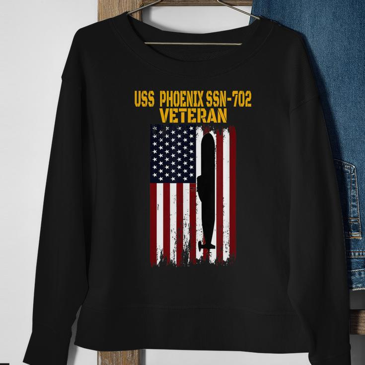 Uss Phoenix Ssn-702 Submarine Veterans Day Fathers Day Sweatshirt Gifts for Old Women