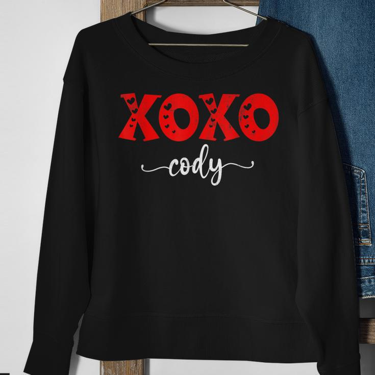 Valentines Day Tic-Tac-Toe Xo-Xo Funny Valentine Gifts Sweatshirt Gifts for Old Women