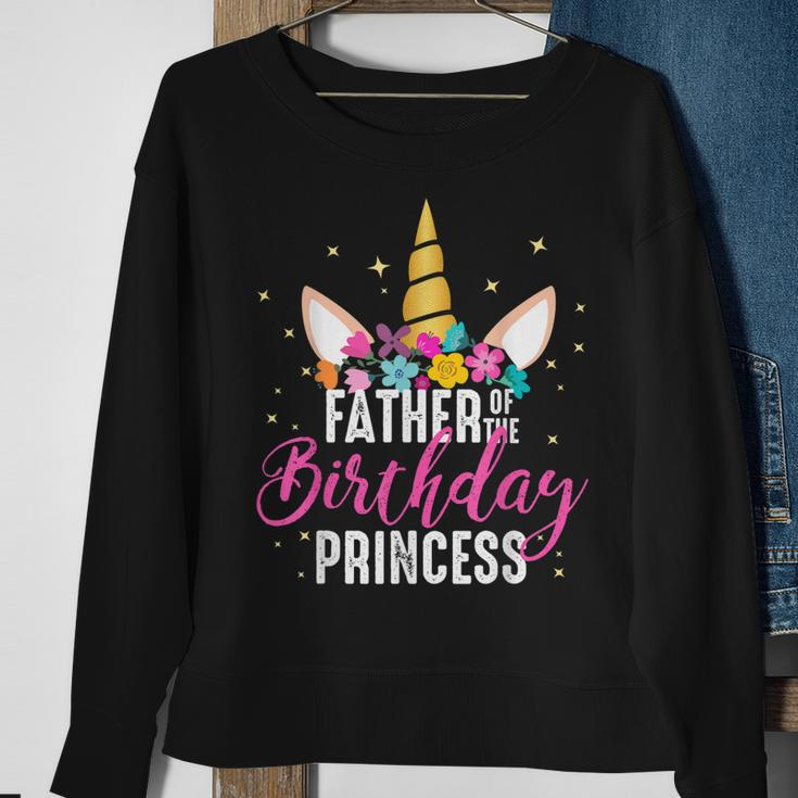 Vater der Geburtstagsprinzessin Einhorn Sweatshirt, Einzigartig für Papas Geschenke für alte Frauen