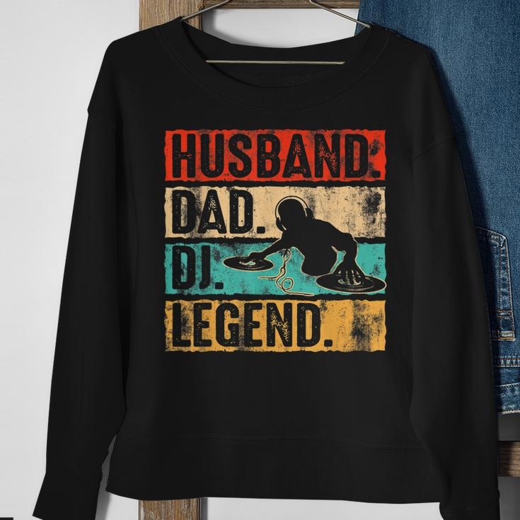 Vatertag Ehemann Papa Dj Legend Dj Disc Jockey Music Sweatshirt Geschenke für alte Frauen
