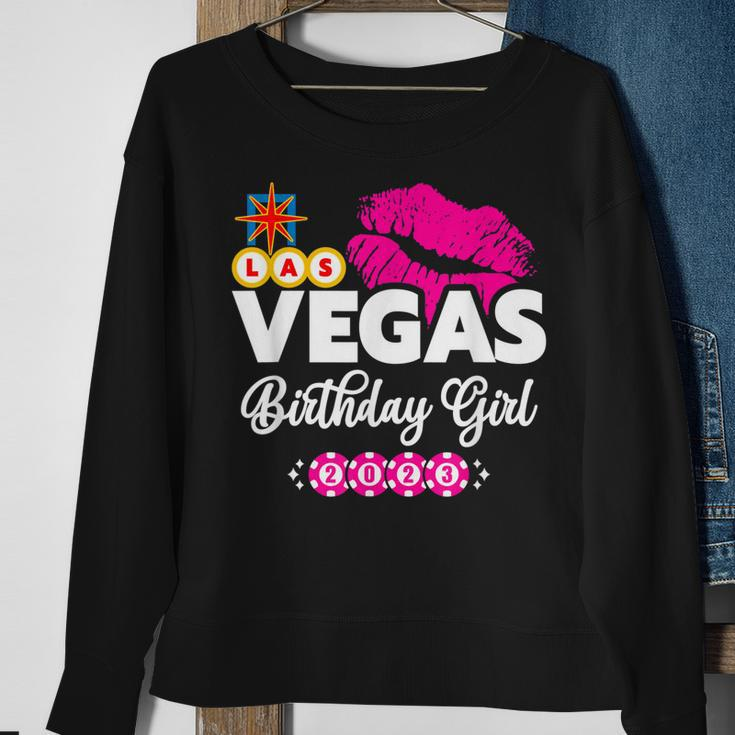 Vegas Birthday Girl - Vegas 2023 Girls Trip - Vegas Birthday Sweatshirt Gifts for Old Women